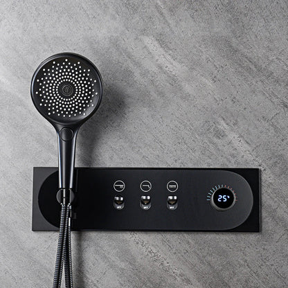 Dean - Modern LED Smart Display Wall Mounted Shower Set Multi Function