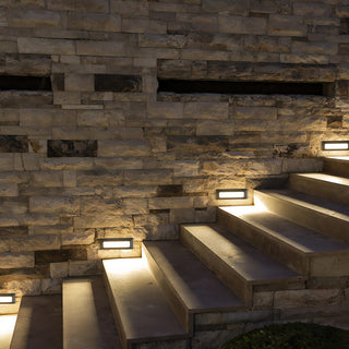 Briar - Flush-Mount Outdoor Rectangle LED Wall Light