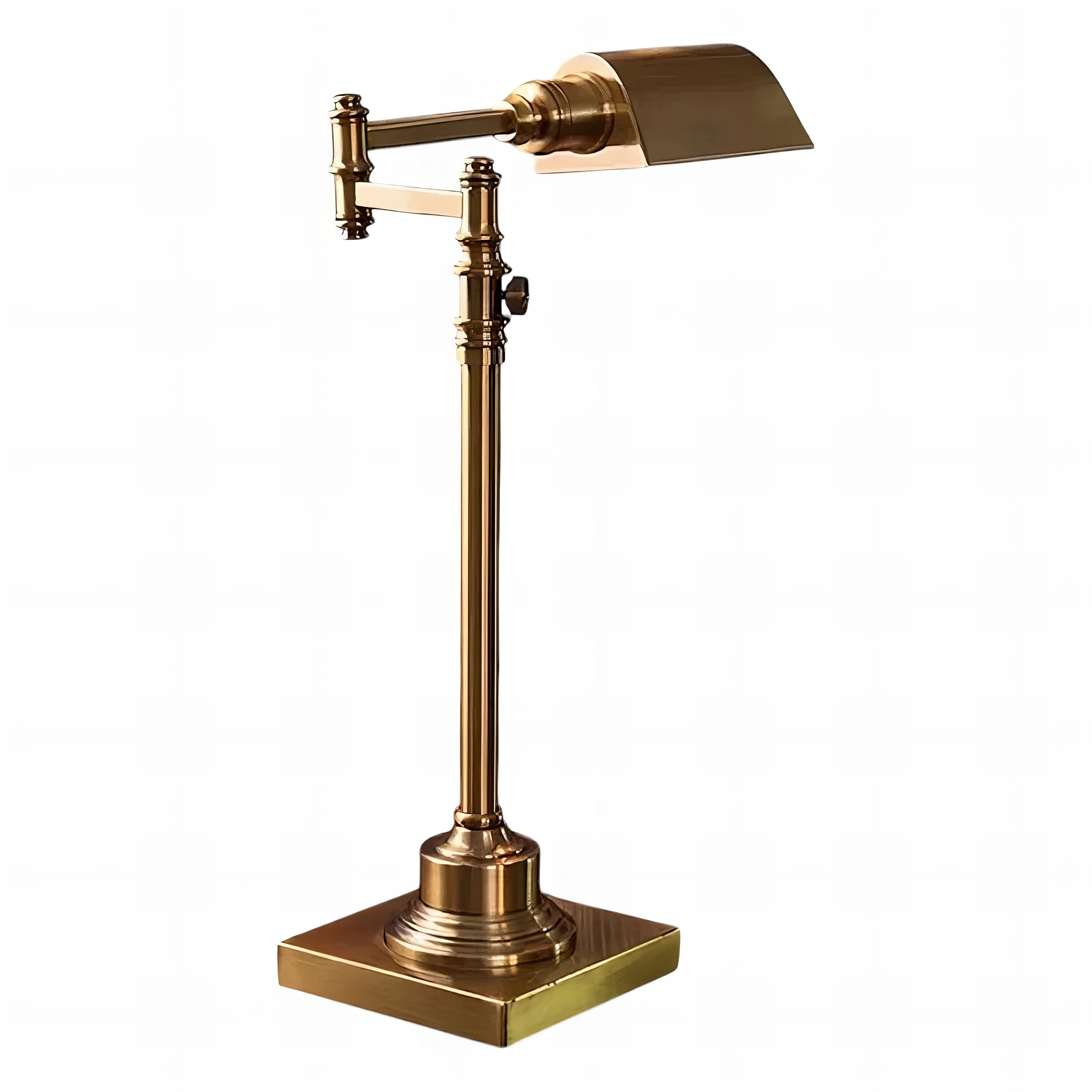 Siegel - Classic Retro Industrial Style Bronze Arm Adjustable Table Lamp