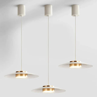 Duane - Modern Hanging Disc Gold Body Ceiling Pendant Light