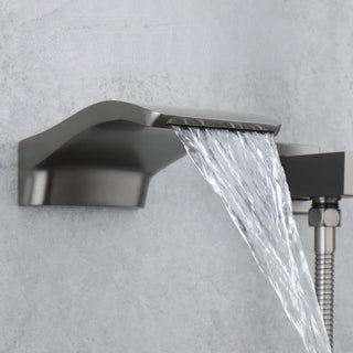 Samuels - Modern Waterfall Bathtub Tap Set with Shower