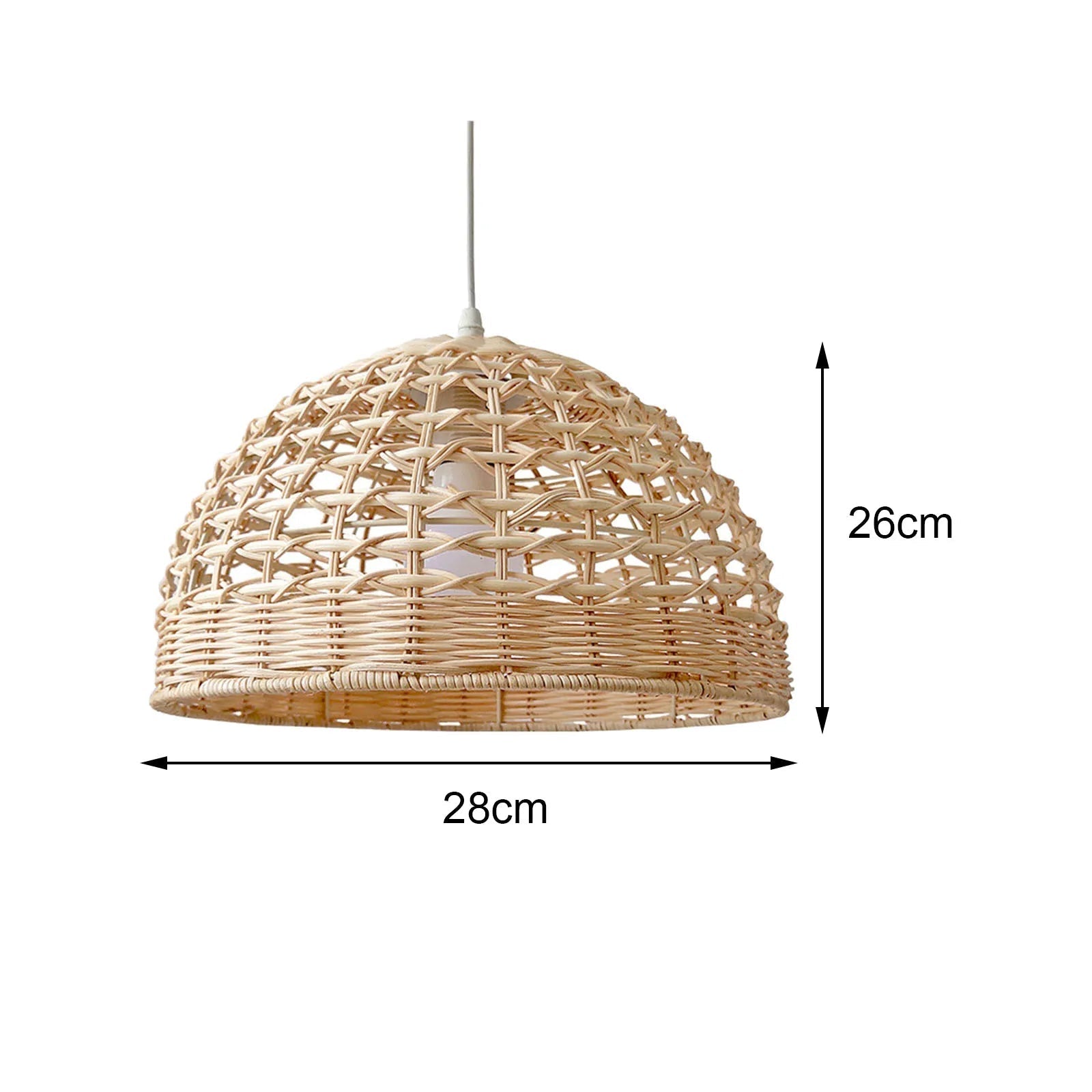 Celina - Natural Rattan Hand-Woven Bamboo Ceiling Pendant Light