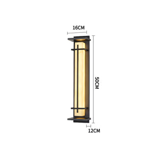 Nikolai - Black Caged Outdoor Bar Wall Light IP65 Waterproof