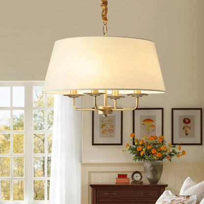 Rican - American Gold Hanging Round Ceiling Light