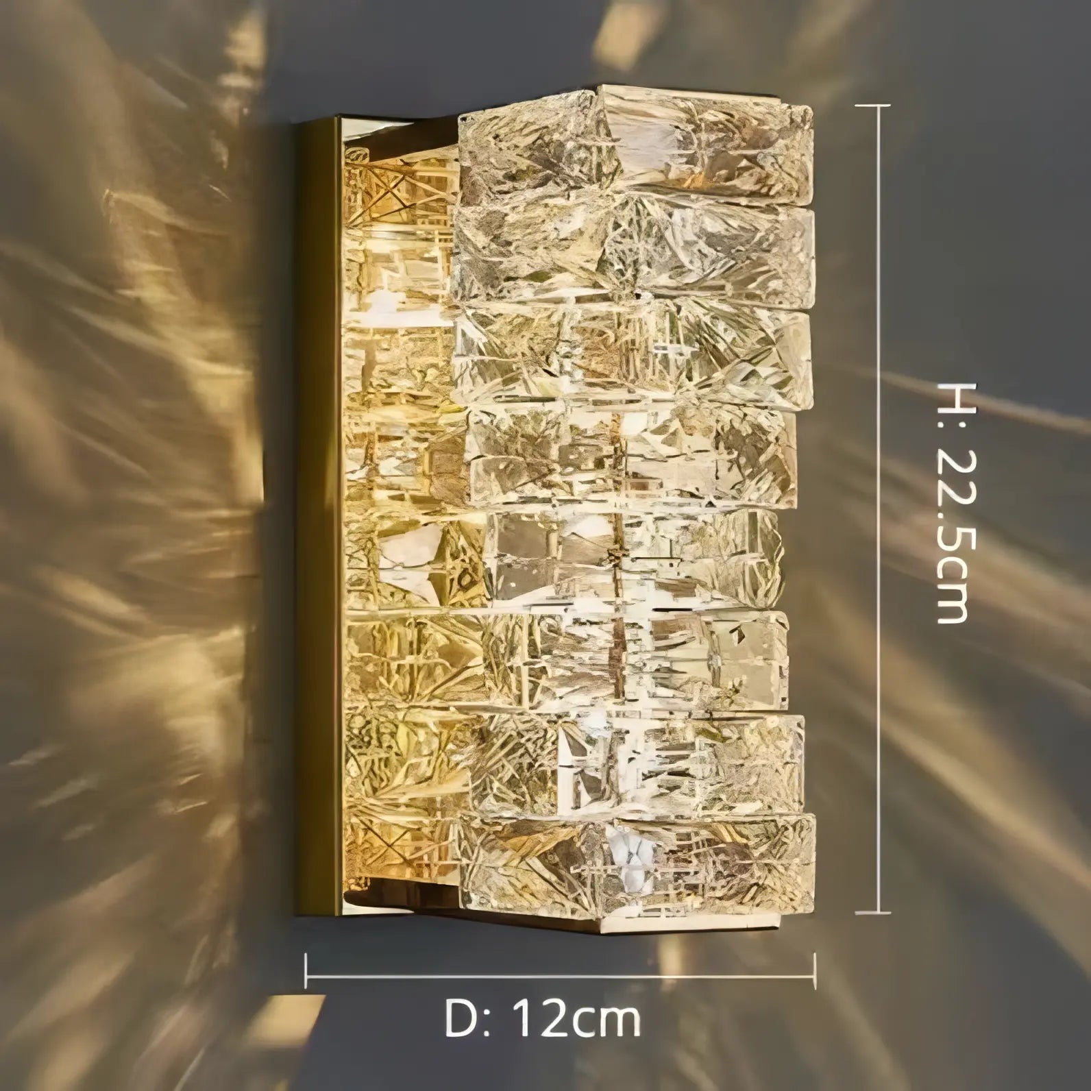 Hayes - Modern Twisted Crystal Glass Ceiling Chandelier