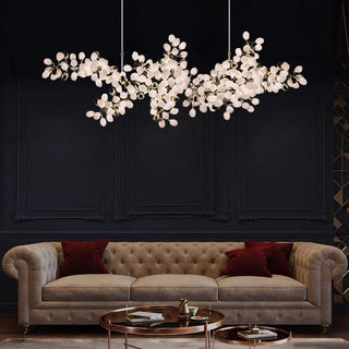 Boyd - Hanging White Petal Tree Modern Chandelier Ceiling Light