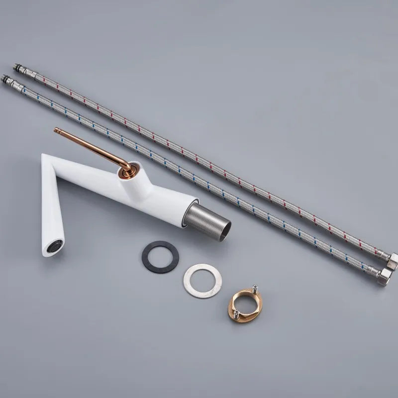 Shauna - Angled Modern Single Lever Basin Tap