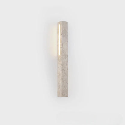 Malachi - Natural Thin Stone Slit LED Wall Light Modern Strip