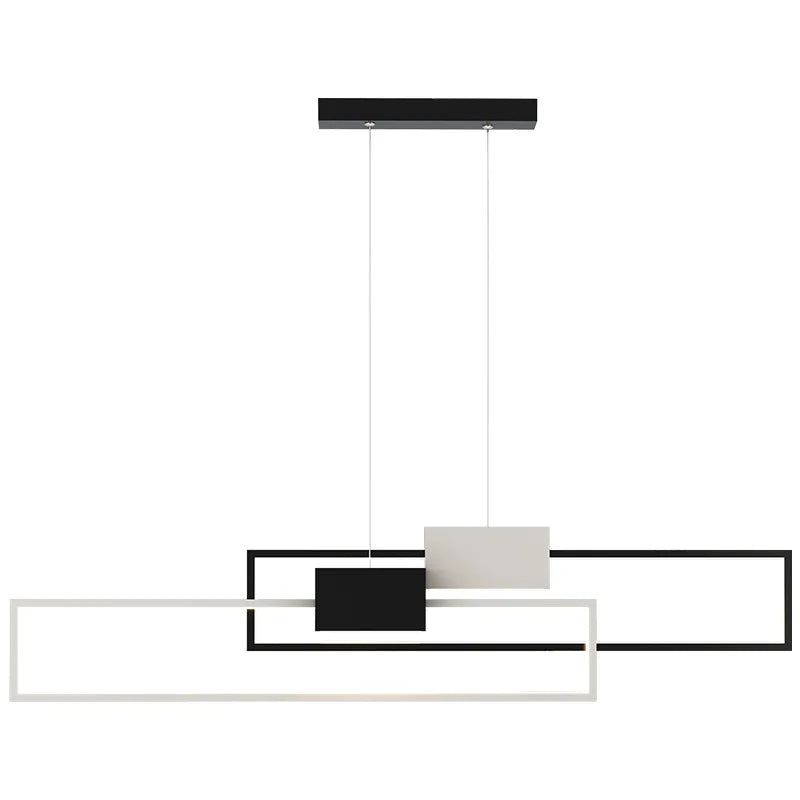Elysia - Long Thin Modern Hanging LED Chandelier