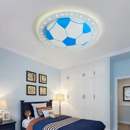 Salena - Football Shaped LED Children's Ceiling Light