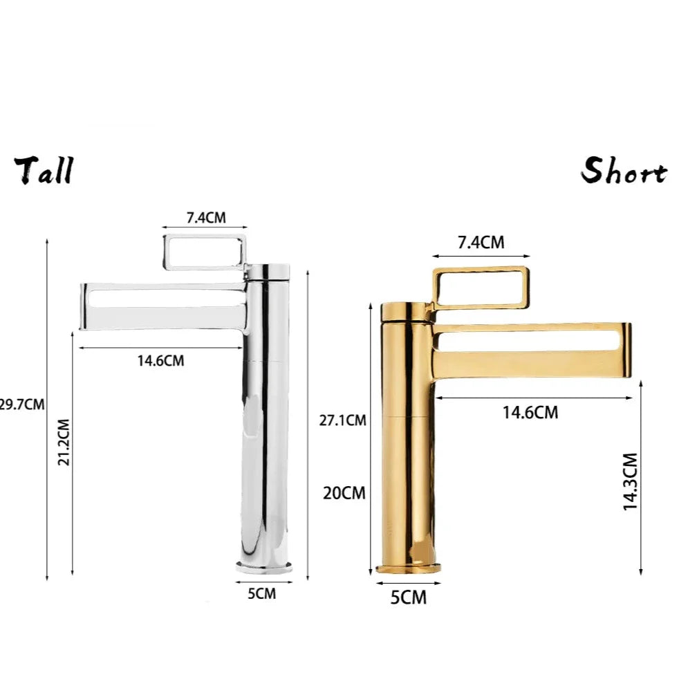 Zendaya - Single Lever Modern Mixer Basin Tap