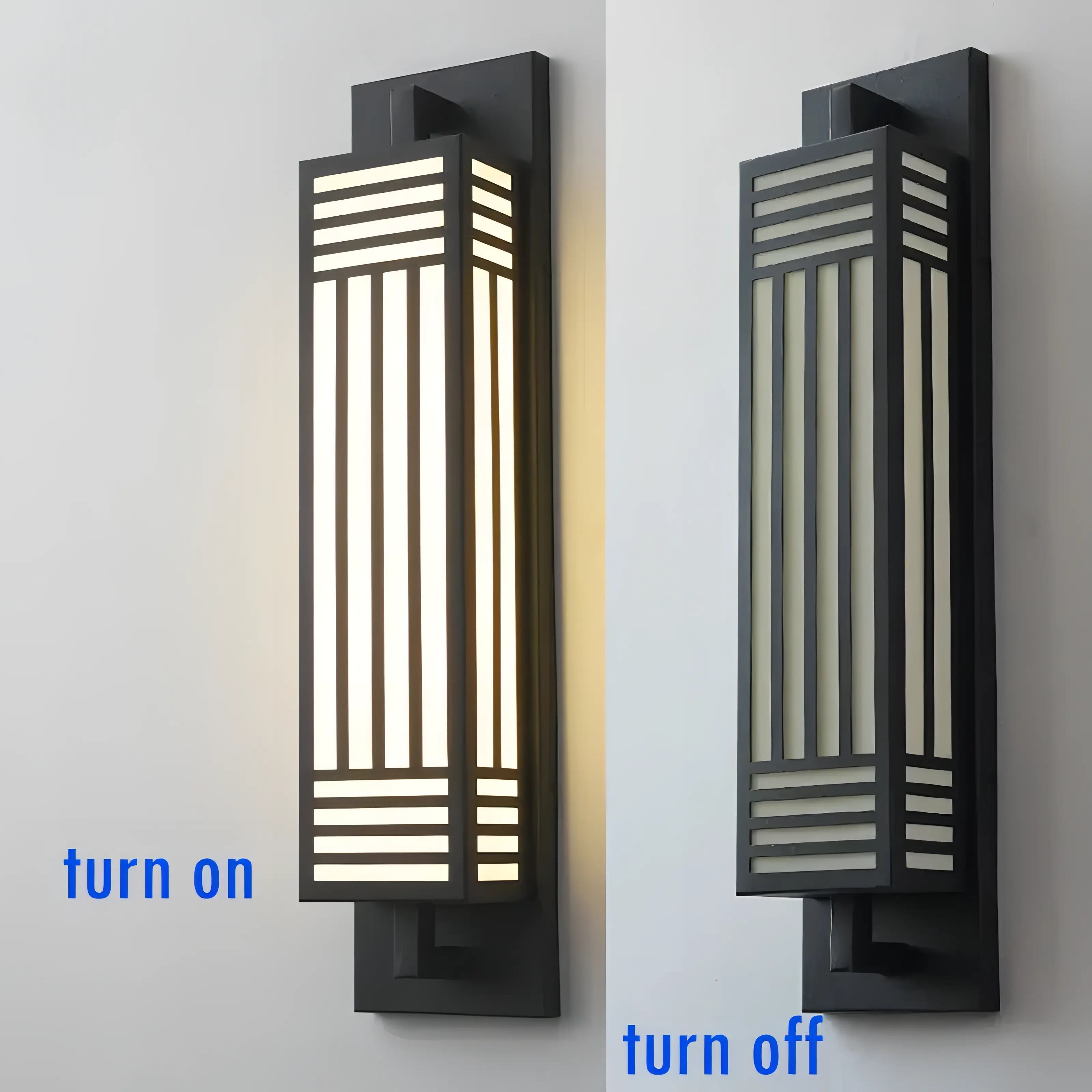 Dubois - Outdoor Black Caged Modern Wall Light