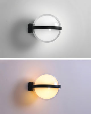 Caspian - Modern 10W Round LED Outdoor Wall Light