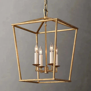 Jolie - Vintage Iron Birdcage Ceiling Light Chandelier