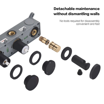 Lochlan - Modern Simple Wall Mounted Multi-Function Shower Set