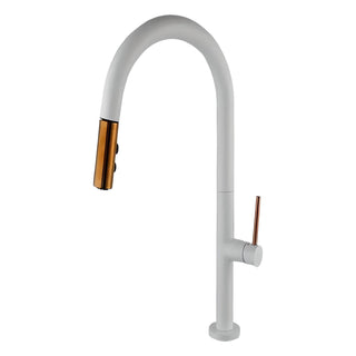 Betsy - Deck Mounted Single Handle Pull Out Modern Mixer Kitchen Tap