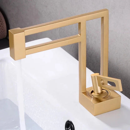 Genevieve - Industrial Single Handle Bathroom Mixer Basin Tap