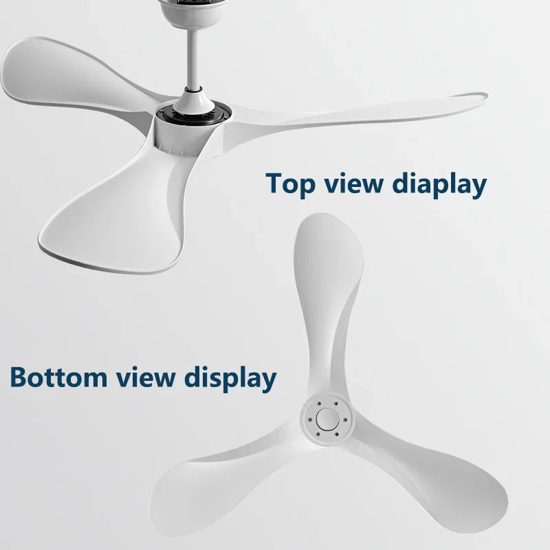 Keona - 52inch Quiet Ceiling Fan 3 Blade with Remote Control