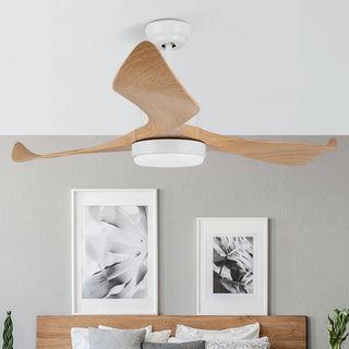 Gonzalez - Modern 3 Blade Ceiling Fan with LED Light & Remote Control