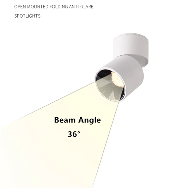 Muireann - Modern Surface Mounted Dimmable LED Ceiling Downlight
