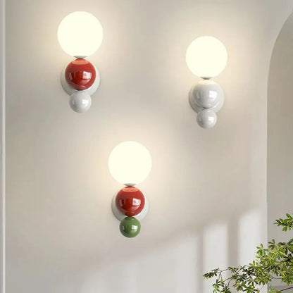 Leia - Nordic LED Tiered Ball Wall Light