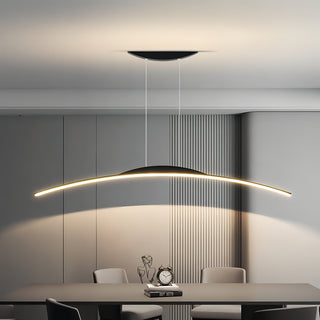 Myra - Modern Thin Curved Bar Ceiling Light Chandelier