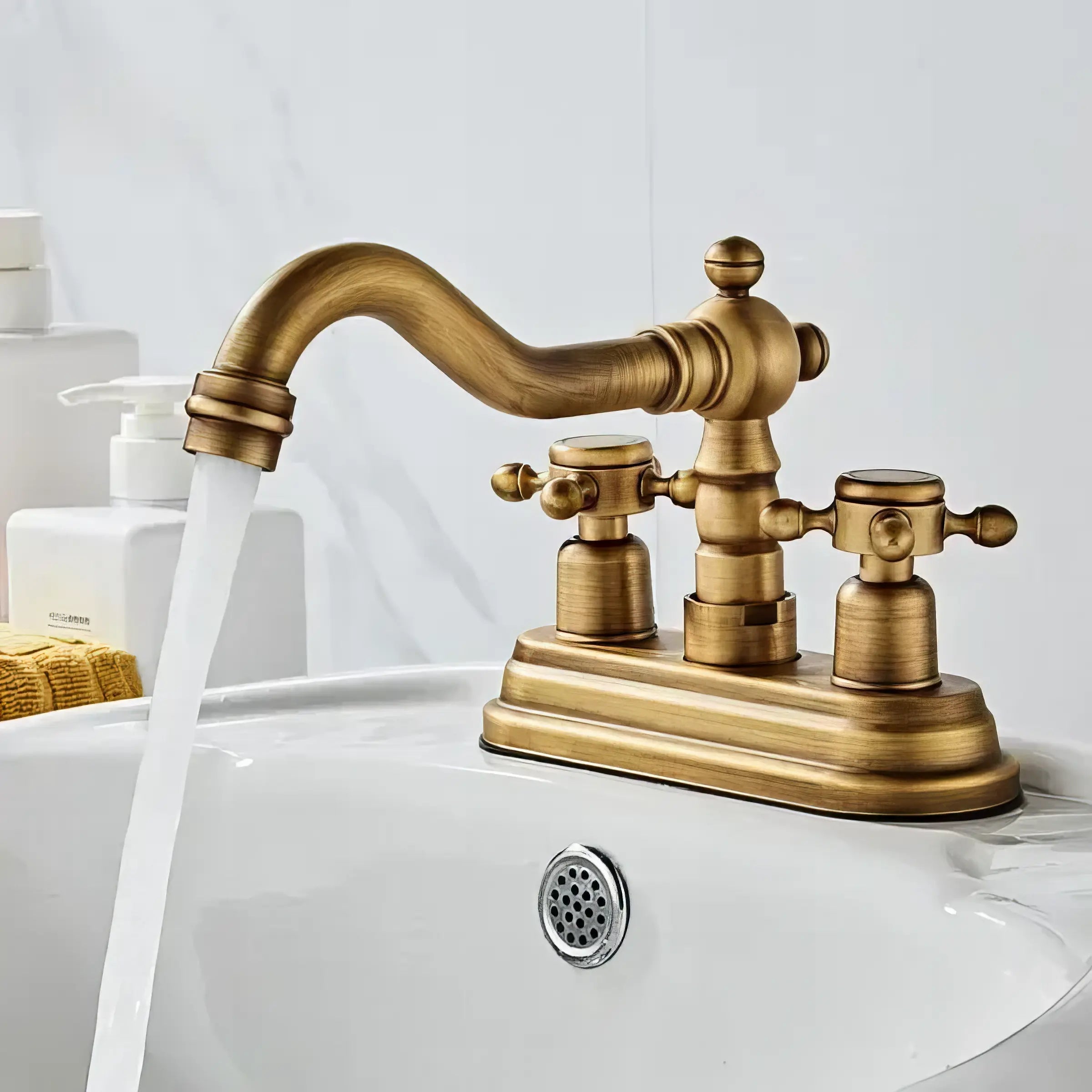 Estep - Brass Dual Handle Basin Tap