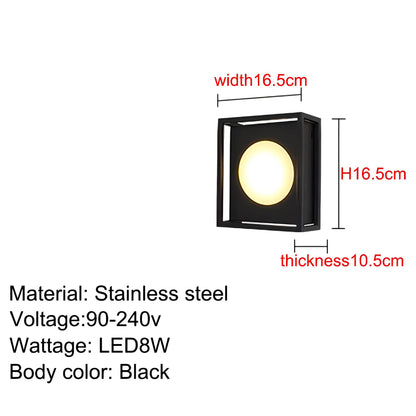 Ackerman - Outdoor IP67 Rectangular Wall Light