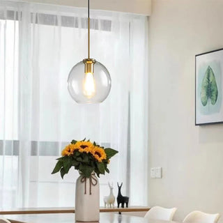 Longan - Modern Industrial Glass Coloured Ball Hanging Pendant Ceiling Light