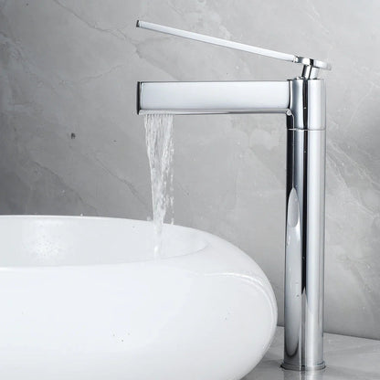 Tyree - Thin Single Lever Deck Mounted Basin Mixer Tap