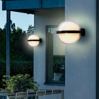 Caspian - Modern 10W Round LED Outdoor Wall Light