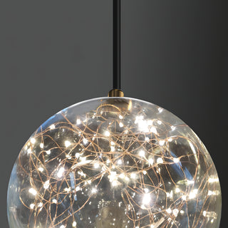 Raylan - Clear Glass Multi Bubble Ball Gold Ceiling Light Chandelier