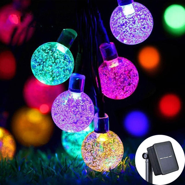 Dae - Solar Crystal Ball LED String Light