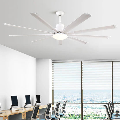 Stovall - Industrial 52/72Inch 9 Blade Aluminium Ceiling Fan