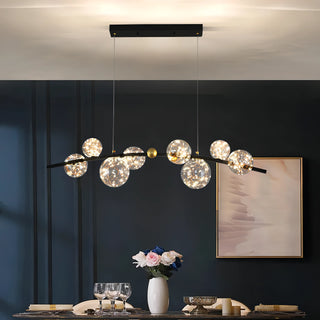 Beatriz - Modern Multi Head Ball Hanging Line Chandelier