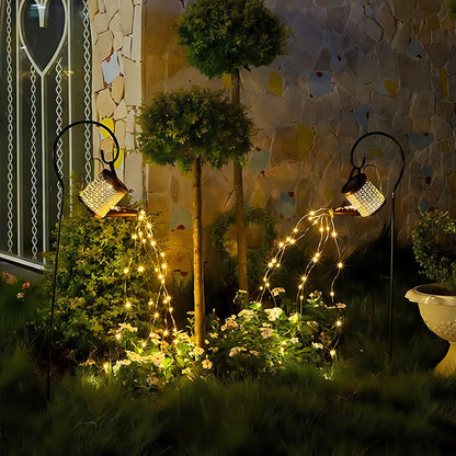 Brielle - Solar Watering Can Outdoor Floor Light
