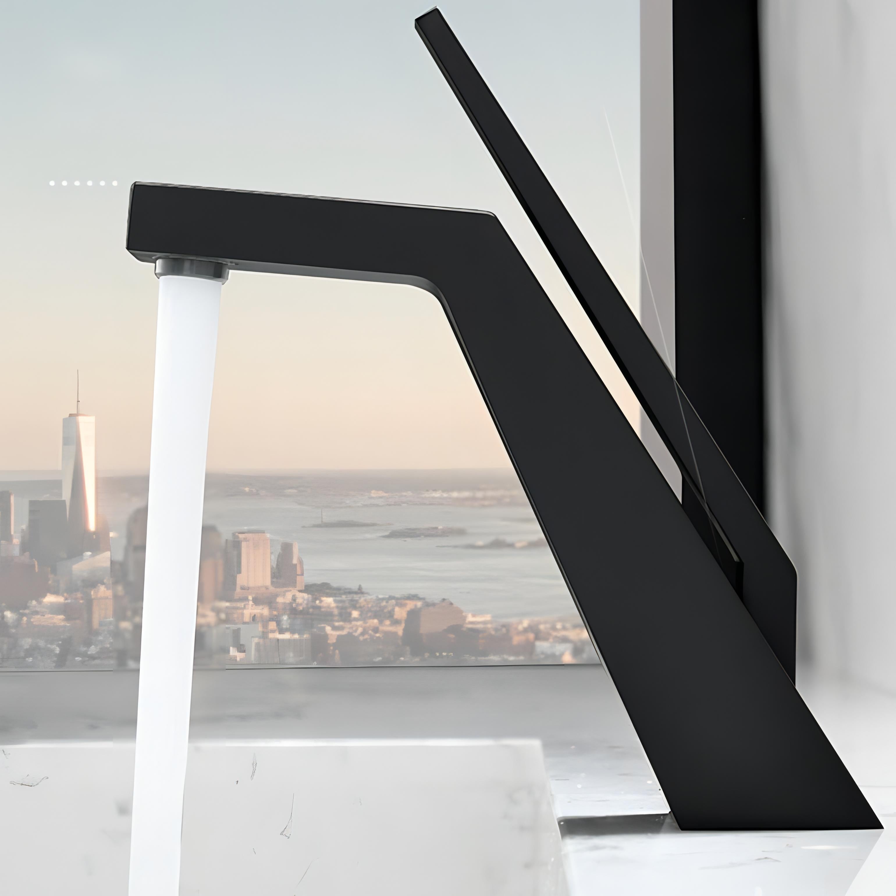 Iniyan - Modern Tall Brass Single Handle Mixer Basin Tap