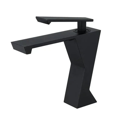 Jonas - Modern Geometric Sleek Single Lever Waterfall Basin Tap