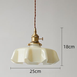 Henrik - Retro French Brass Pendant Hanging Ceiling Light