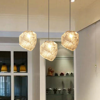 Destiney - Modern Ice Cube Glass Pendant Ceiling Light