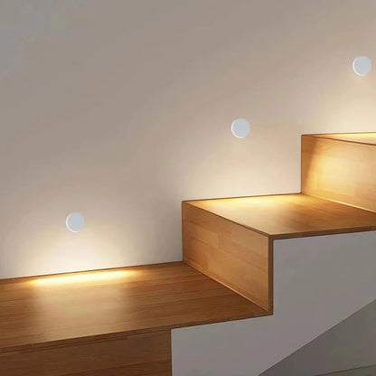 Davion - LED Waterproof Modern Round Wall Stair Light