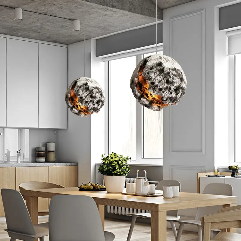 Koch - Round Planet Ceiling Pendant Light