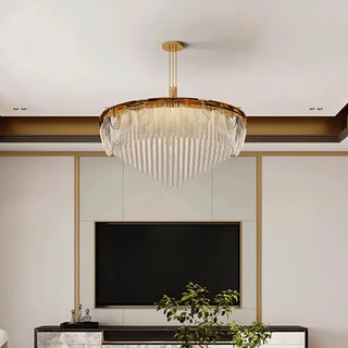 Lina - Hanging Tiered Round Ceiling Chandelier