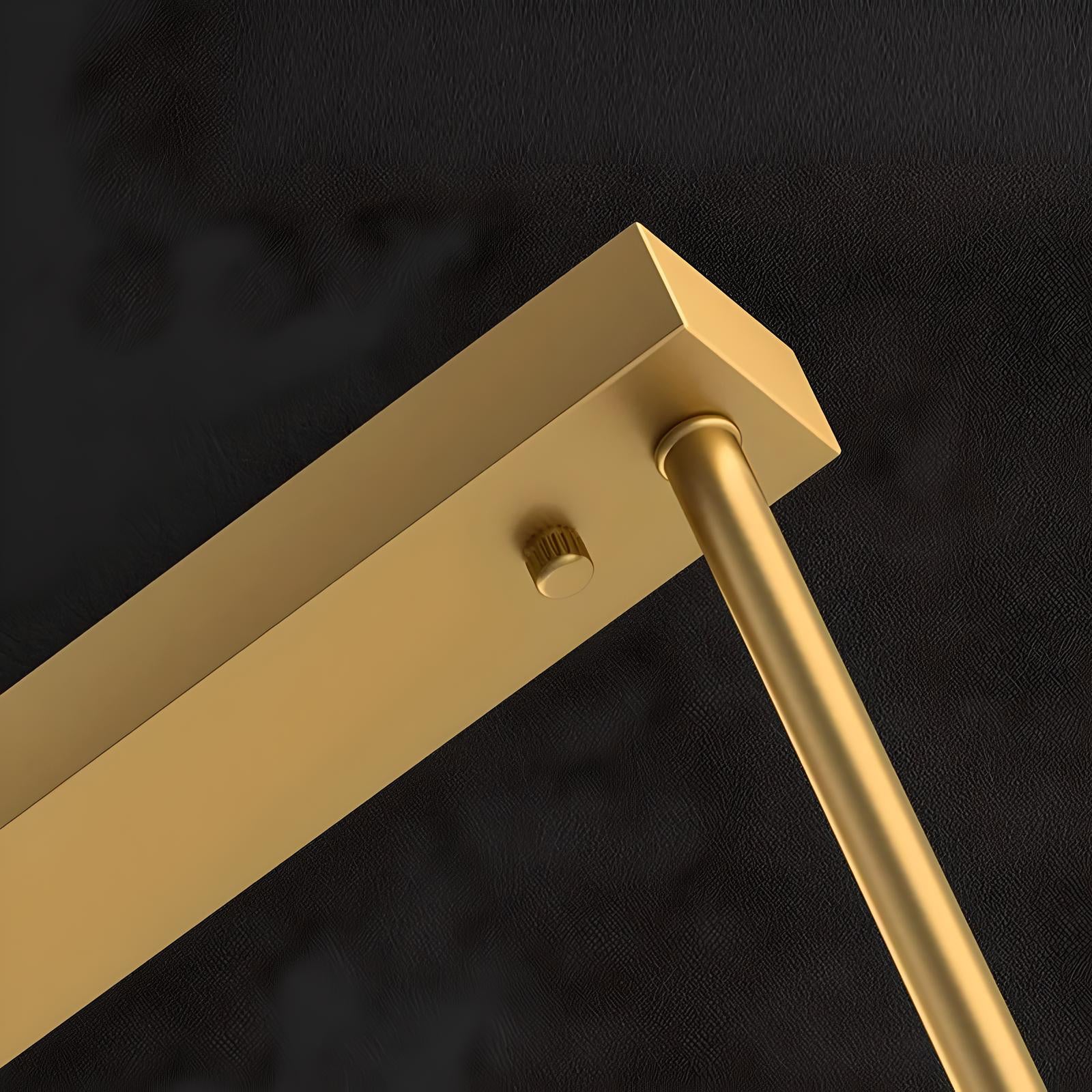 Jelena - Modern Line Crystal Glass Gold Ceiling Light Chandelier