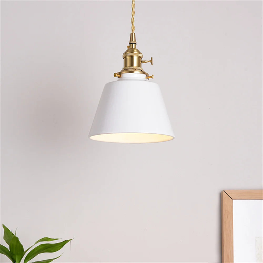 Ingrid - Ceramic Cone Pendant Ceiling Light