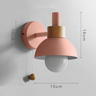 Zakai - Nordic Round Hanging Switch Sconce Wall Light