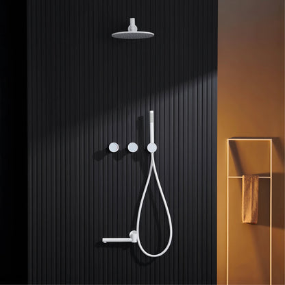 Lochlan - Modern Simple Wall Mounted Multi-Function Shower Set