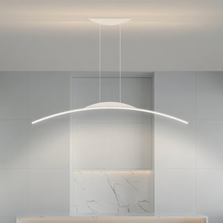 Myra - Modern Thin Curved Bar Ceiling Light Chandelier