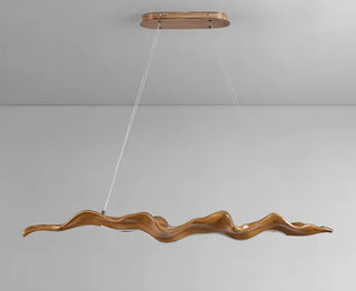 McLean - Resin Wavey Drift Wood Hanging Ceiling Light