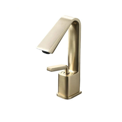Ken - Modern Angular Spout Single Handle Bathroom Tap